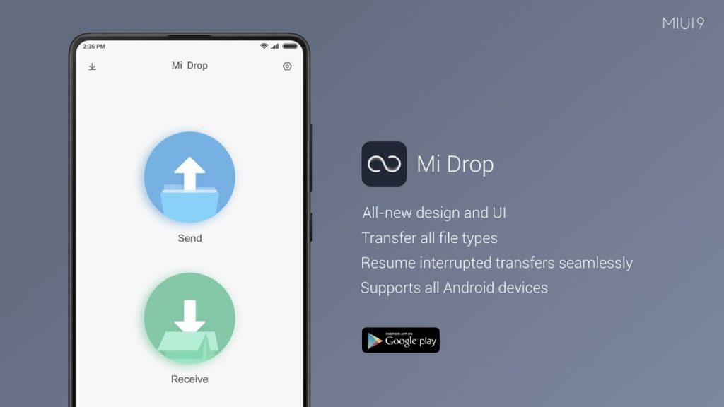 Mi Drop for PC - Download On Windows 7, 8, 10 and MAC